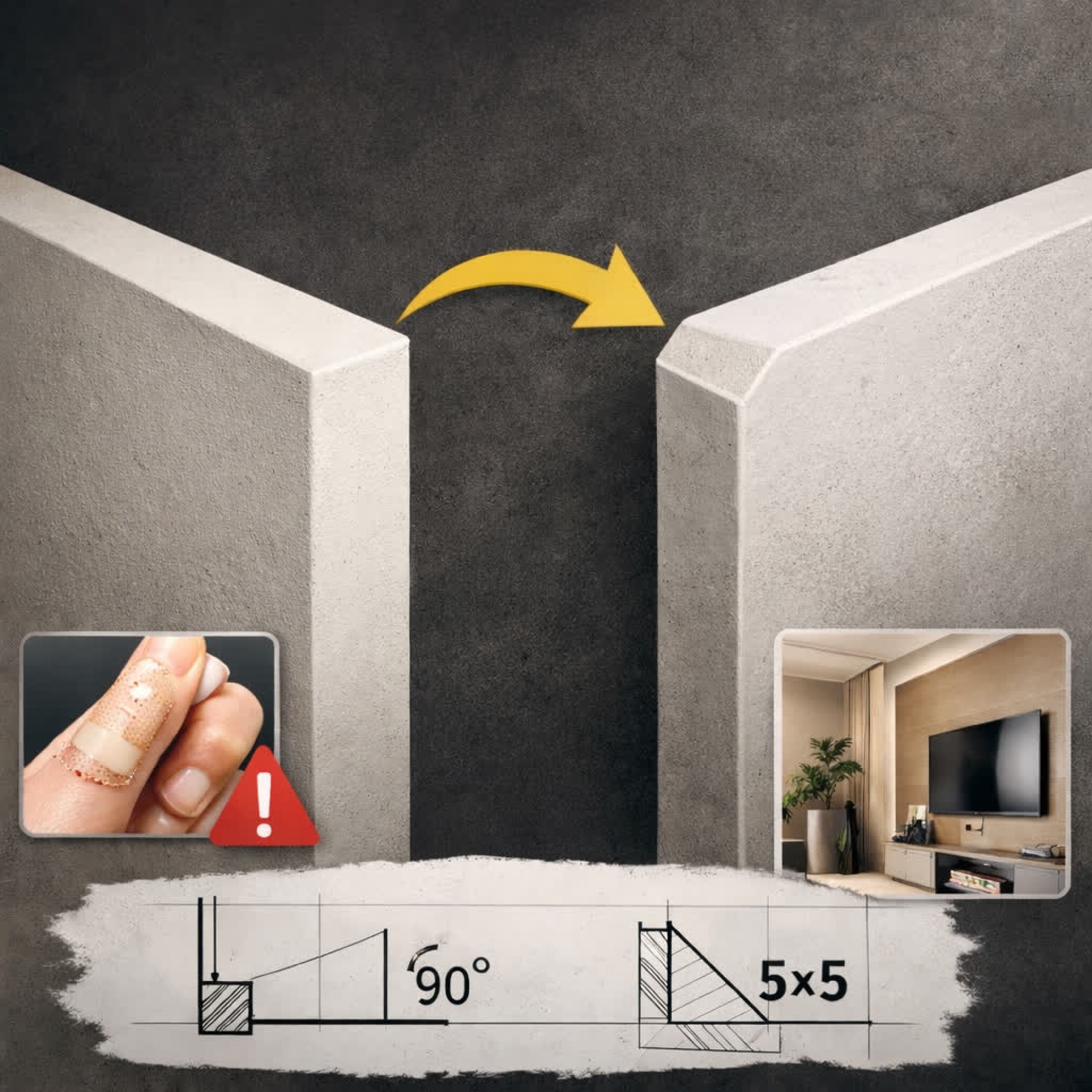 پخی در ساختمان چیست و چرا در اجرا و طراحی اهمیت دارد؟